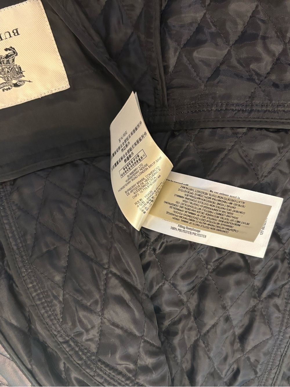BURBERRY PEPLUM QUILTED JACKET !! - Picture 6 of 8